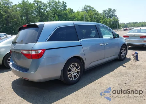 2011 Honda Odyssey Ex-L из США, поврежденный, VIN 5FNRL5H60BB051135